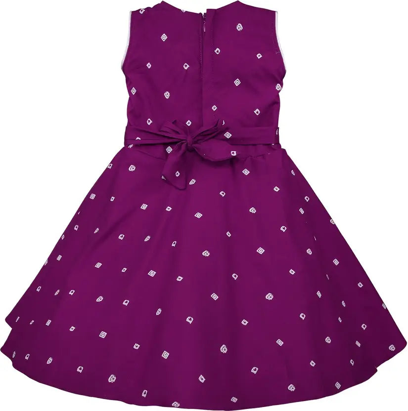 Girls Midi/Knee Length Casual Dress ctn054wn