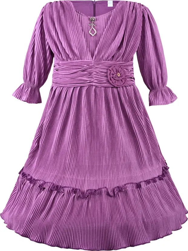Girls Midi/Knee Length Party Dress fe3242ppl