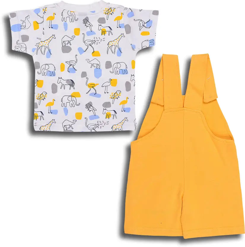 Baby Boys Casual T-shirt Dungaree hdr630y