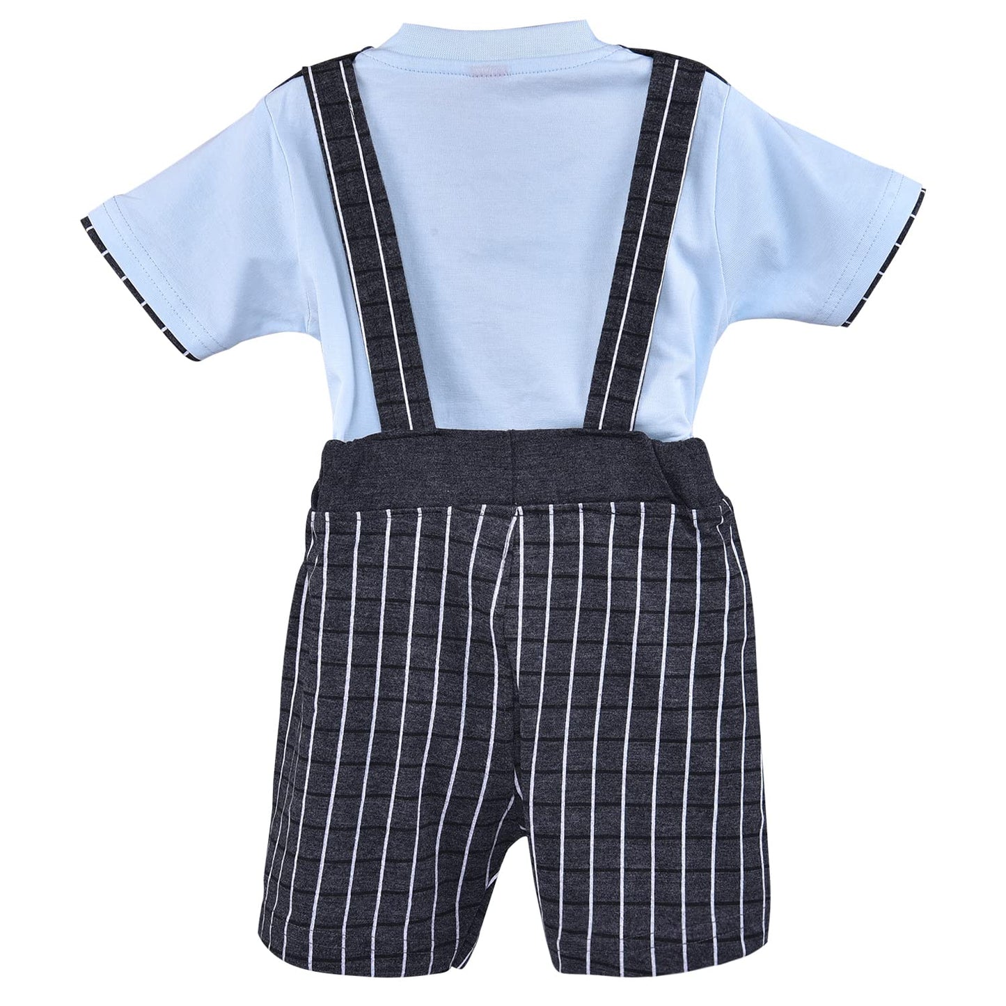 Baby Boys Dungaree Dress For Boys-(bt102blu)
