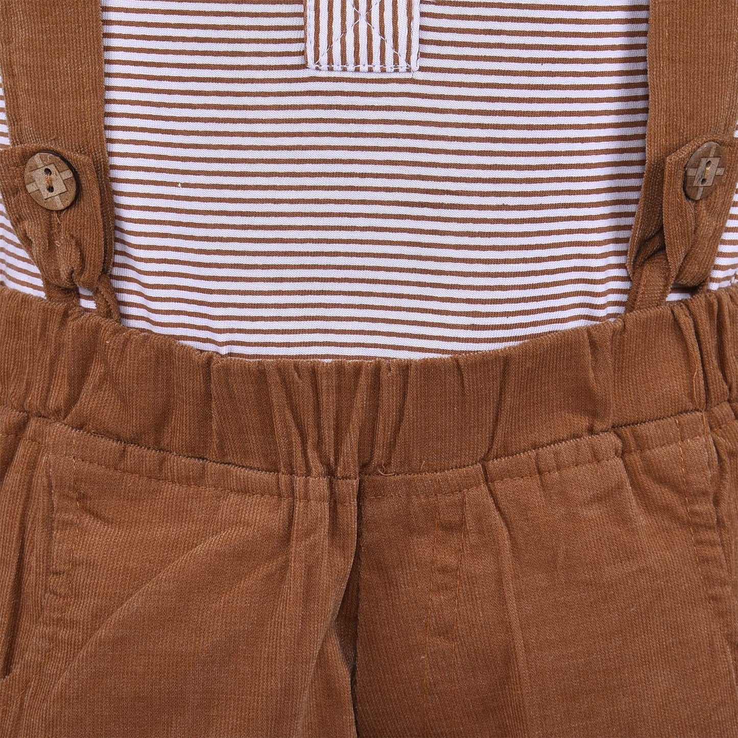 Baby Boys Dungaree Dress For Boys-(bt103bwn)