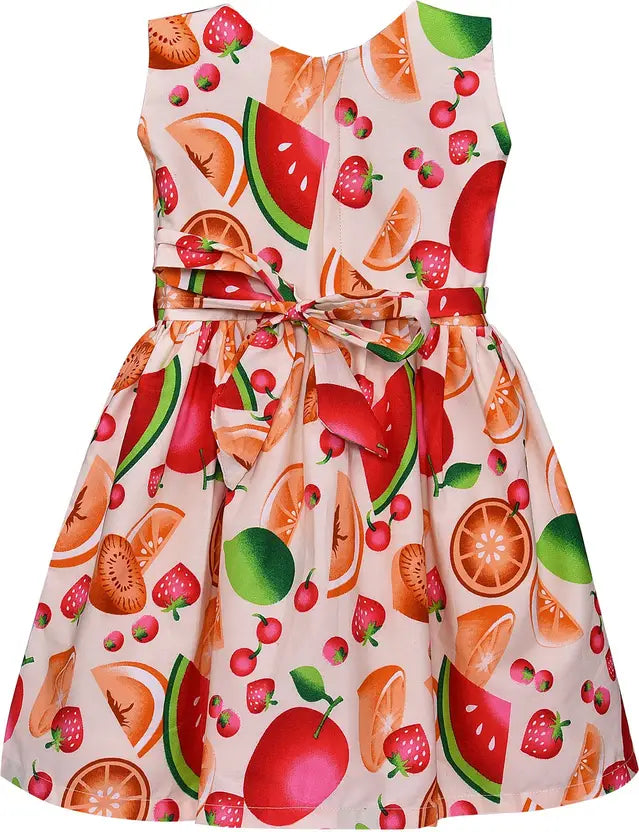 Girls Midi/Knee Length Casual Dress ctn302org