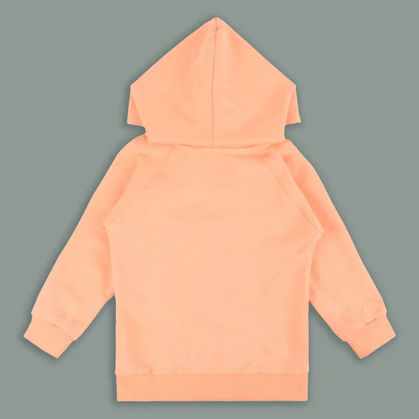 Unisex Cotton Applique Full Sleeve Hooded Sweatshirt