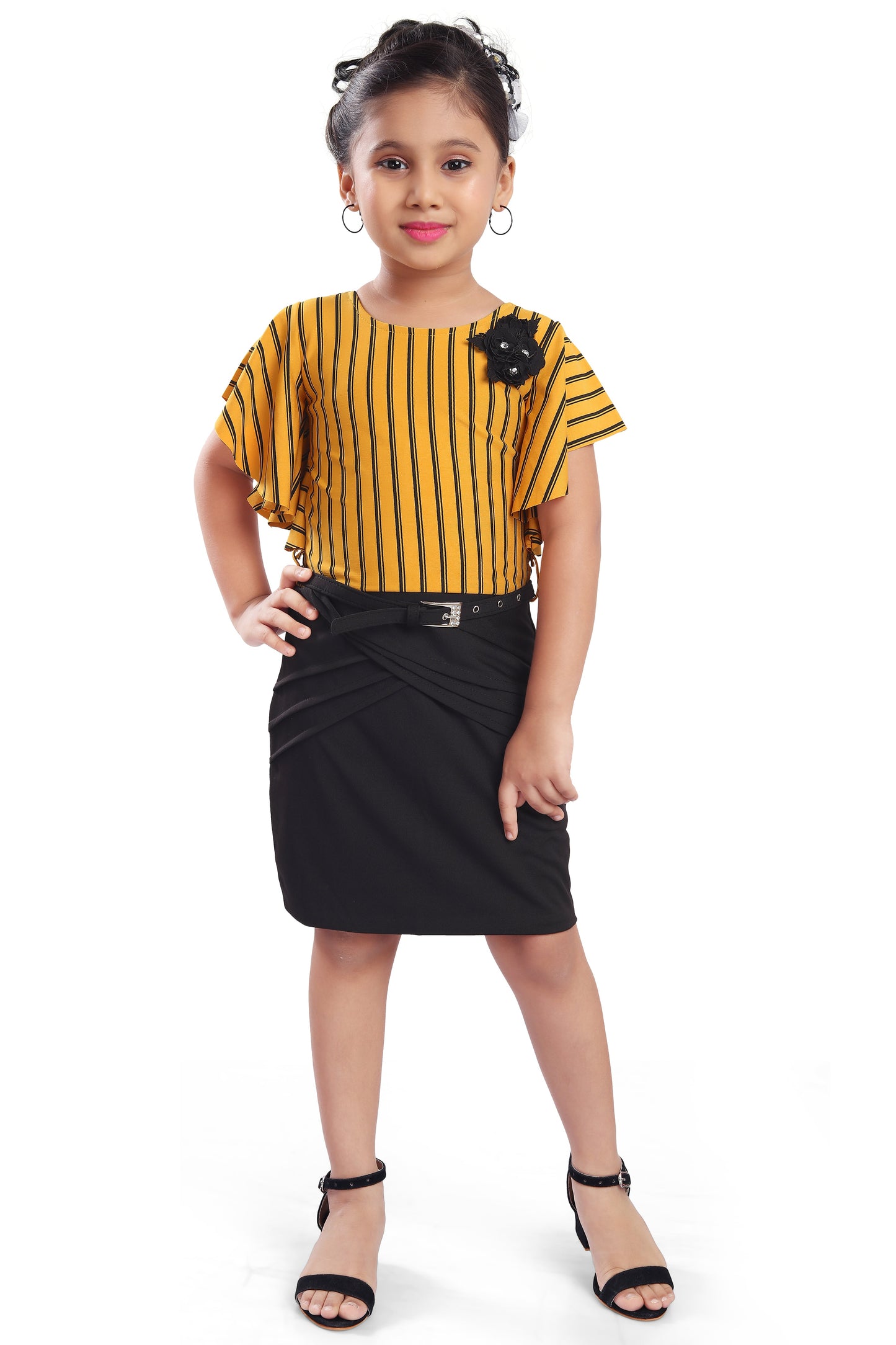 Baby Girls Partywear Frocks Dress For Girls (fe2916y)