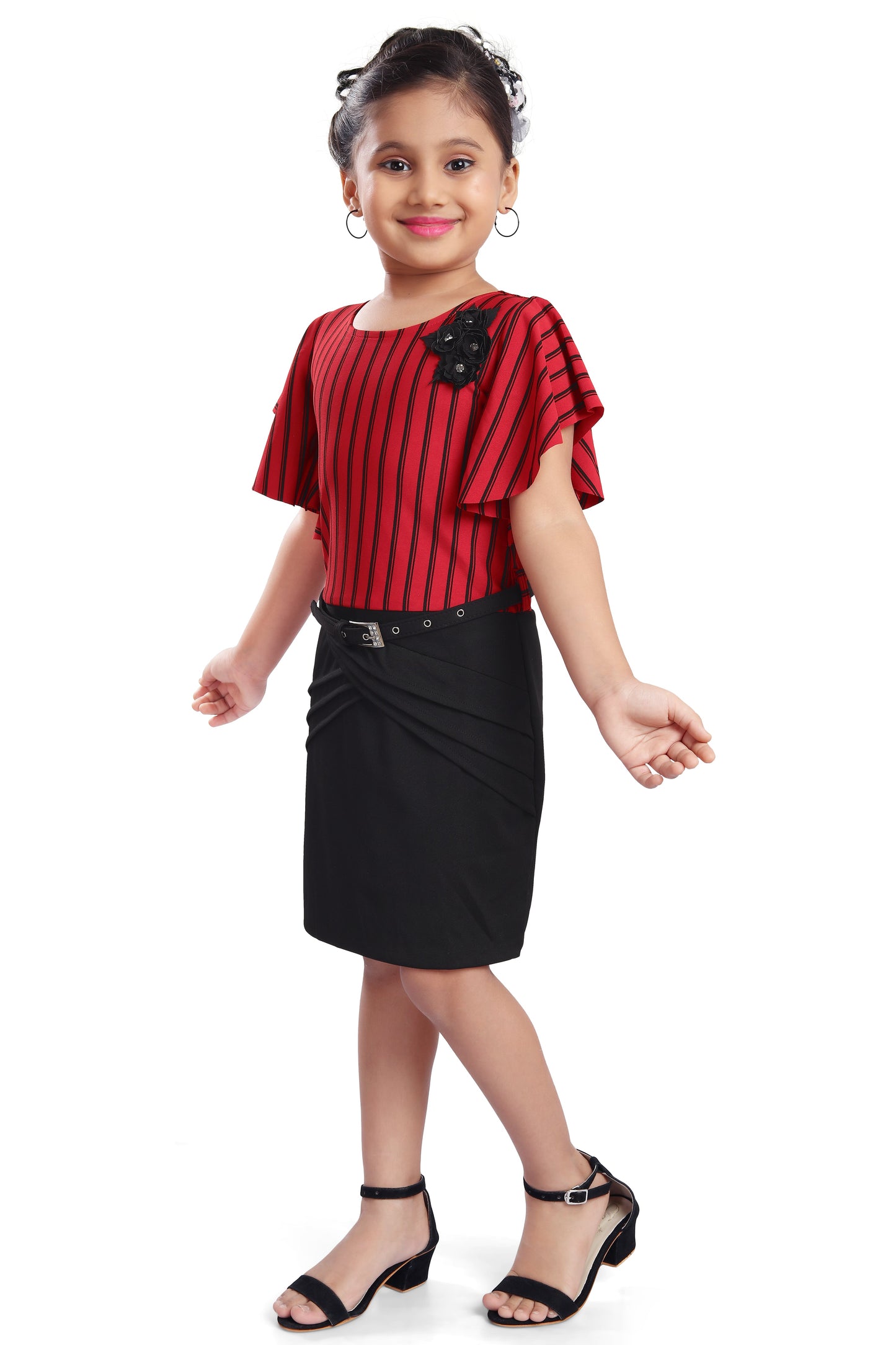 Baby Girls Partywear Frocks Dress For Girls (fe2916rd)