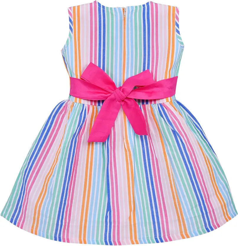 Girls Midi/Knee Length Casual Dress ctn517mlti