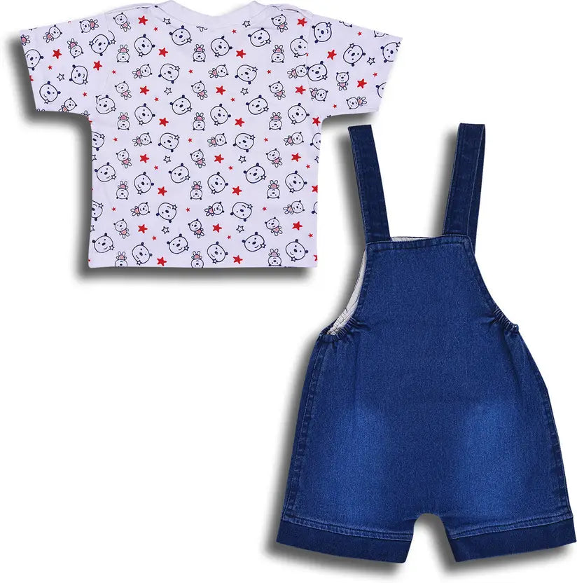 Baby Boys Casual T-shirt Dungaree hdr2024nb