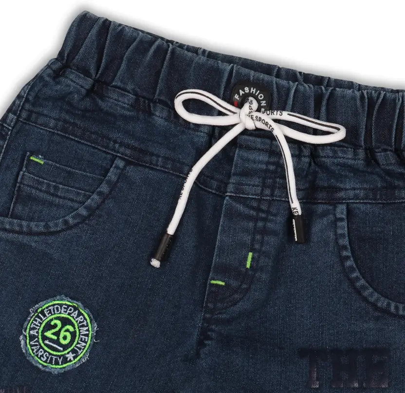 Boys & Girls Regular Mid Rise Blue Jeans js53grn
