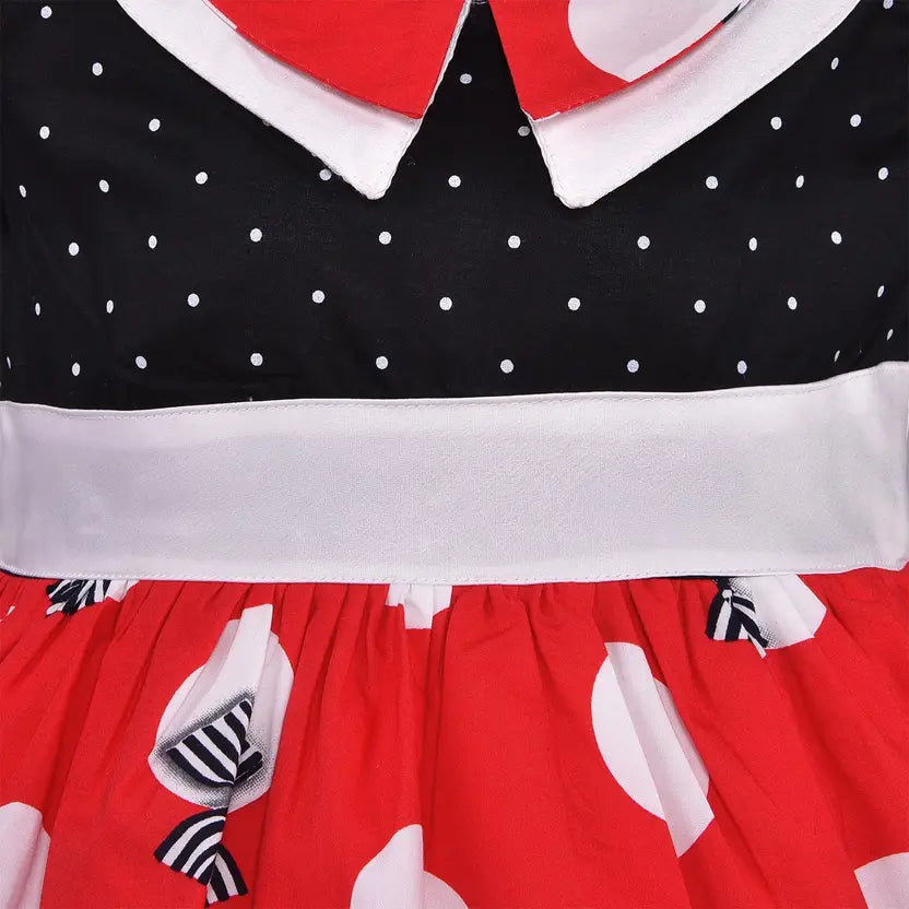 Girls Midi/Knee Length Casual Dress ctn350brd