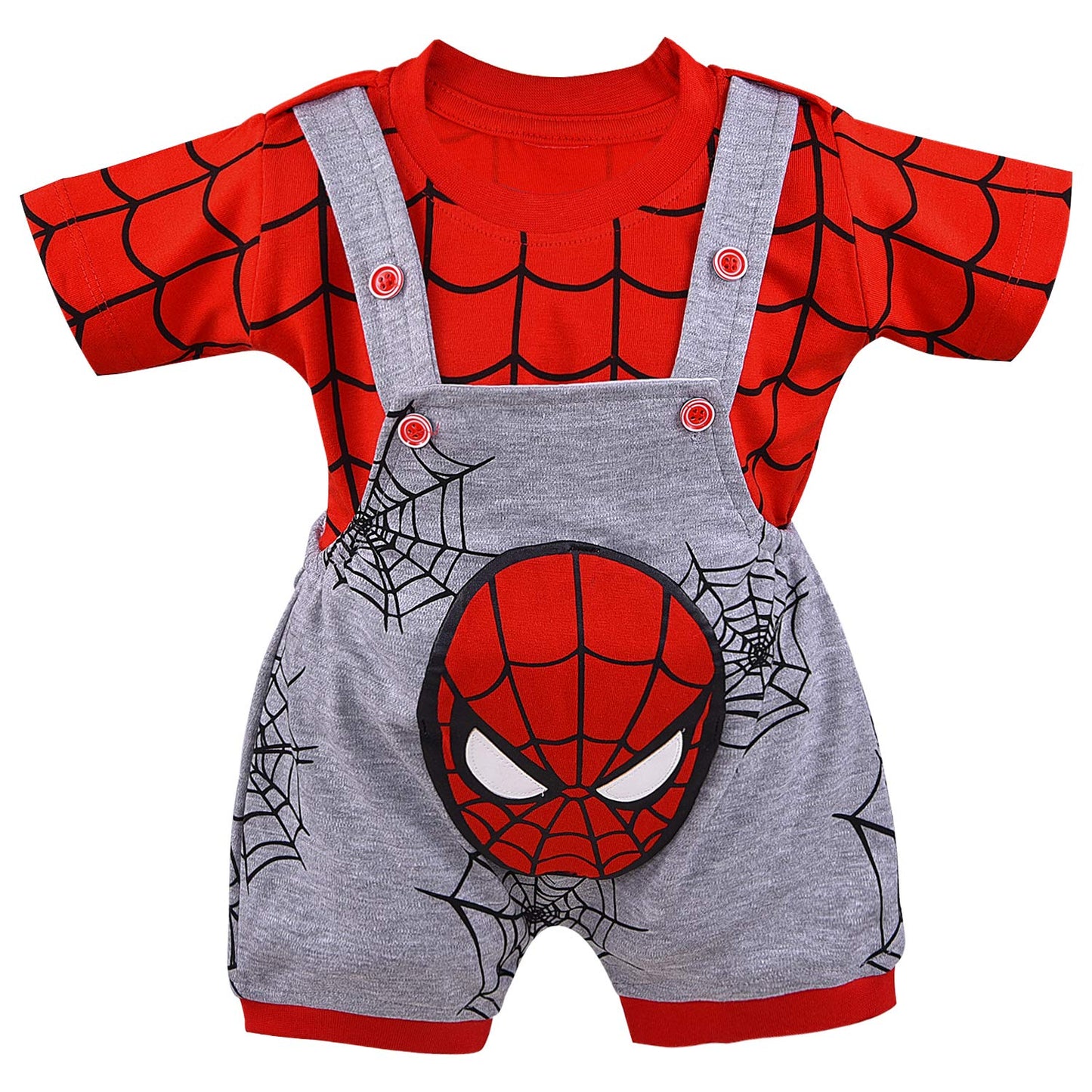 Unisex Dungaree Dress for Baby Boys-Baby Girls