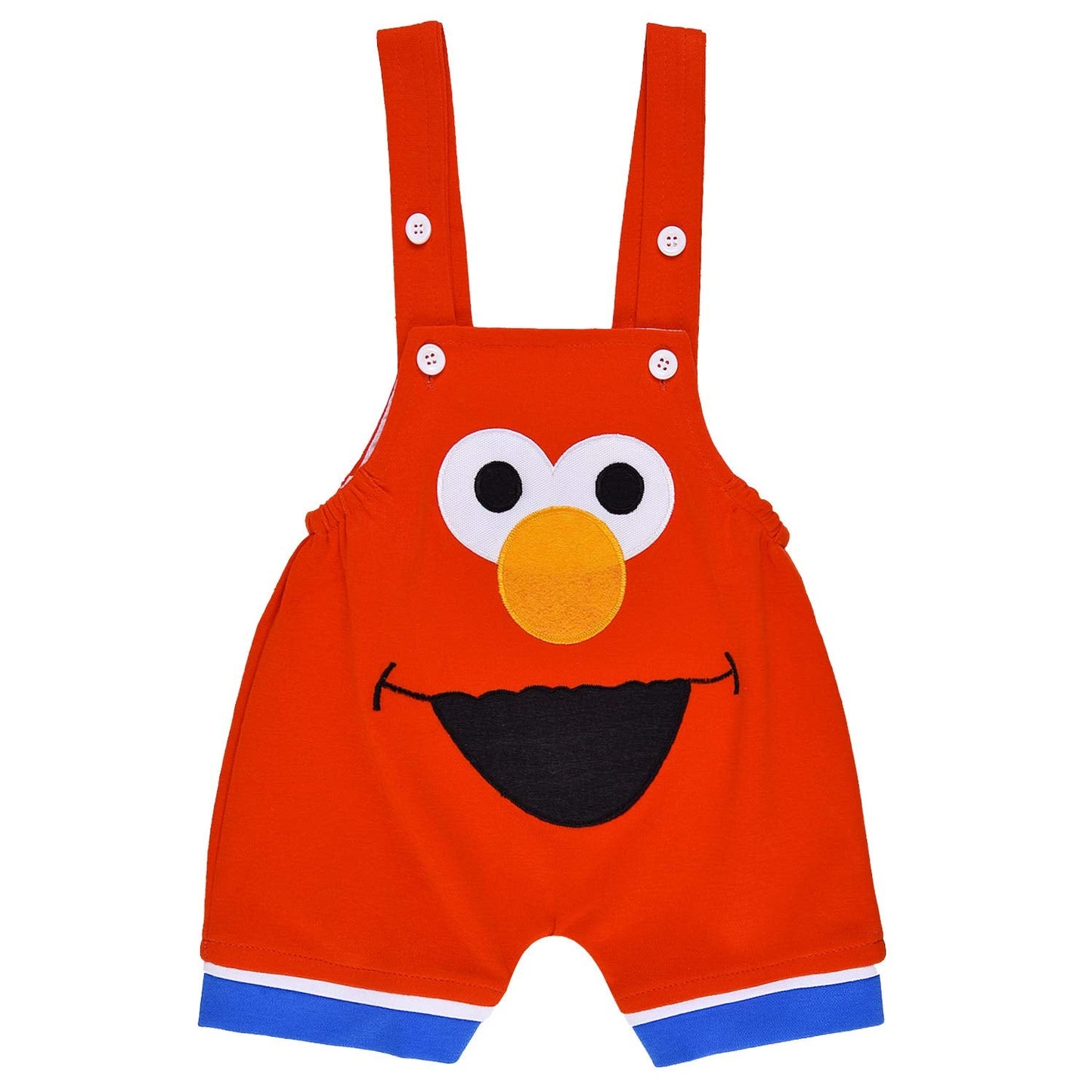 Unisex Dungaree Dress for Baby Boys-Baby Girls-(bt35org)