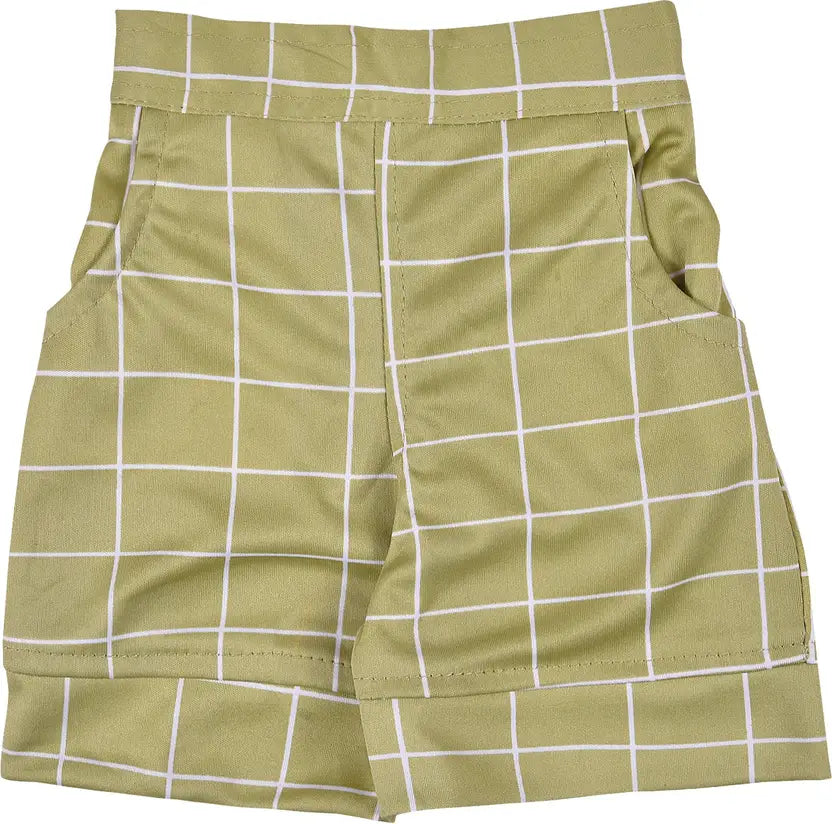 Girls Casual Top Shorts csl351grn