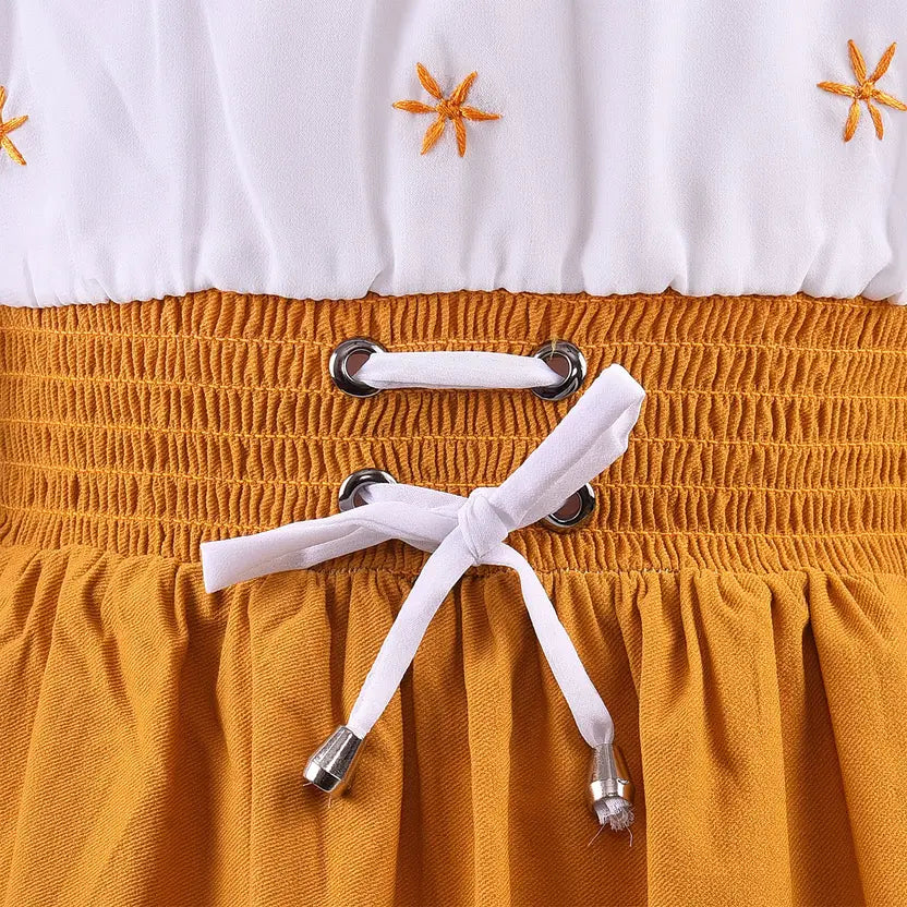 Baby Girls Midi/Knee Length Casual Dress fe3003ylw
