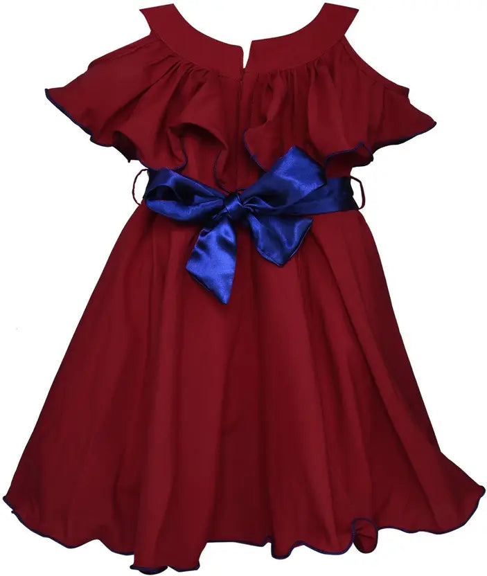 Girls Midi/Knee Length Party Dress fre264rd