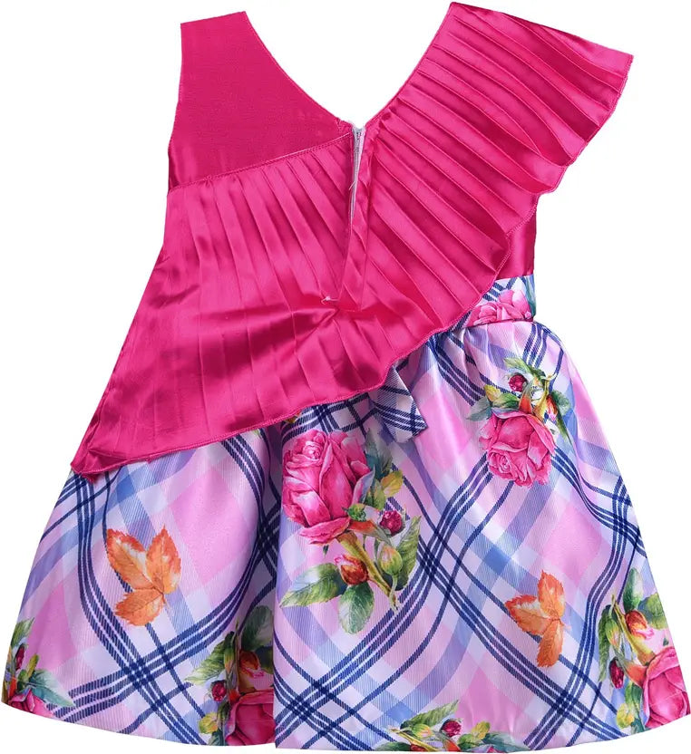 Girls Midi/Knee Length Party Dress fe2806pnk