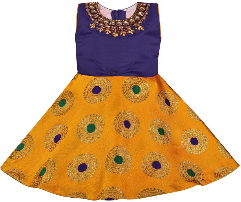 Girls Midi/Knee Length Party Dress fe2943nb