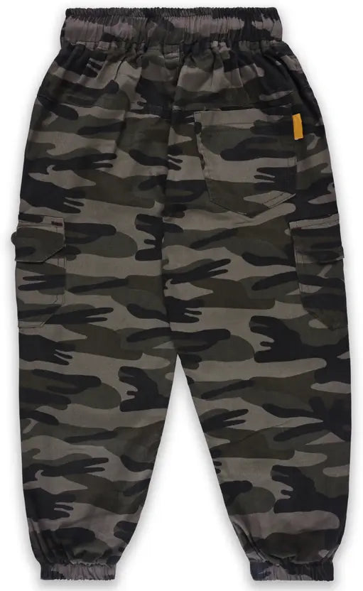 Boys Jogger Fit Mid Rise Dark Green Jeans js54cfe