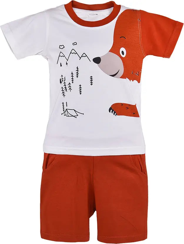 Baby Boys Casual T-shirt Shorts bt539
