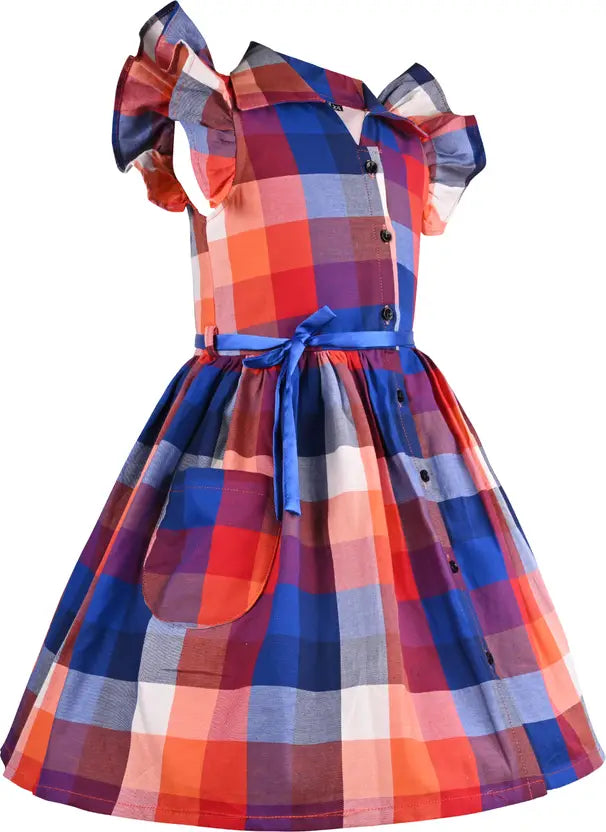 Girls Maxi/Full Length Casual Dress ctn645mlt