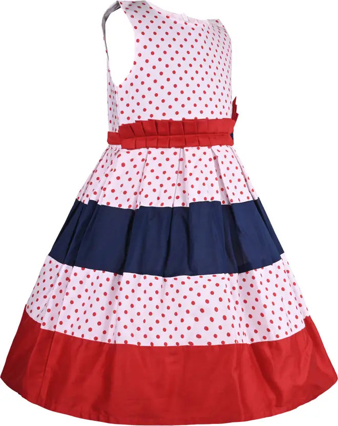 Girls Midi/Knee Length Casual Dress ctnp657rd