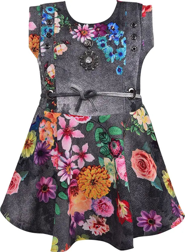 Baby Girls Midi/Knee Length Casual Dress fm15gry