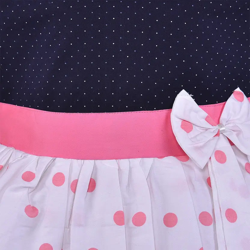 Girls Midi/Knee Length Casual Dress ctn368pnk