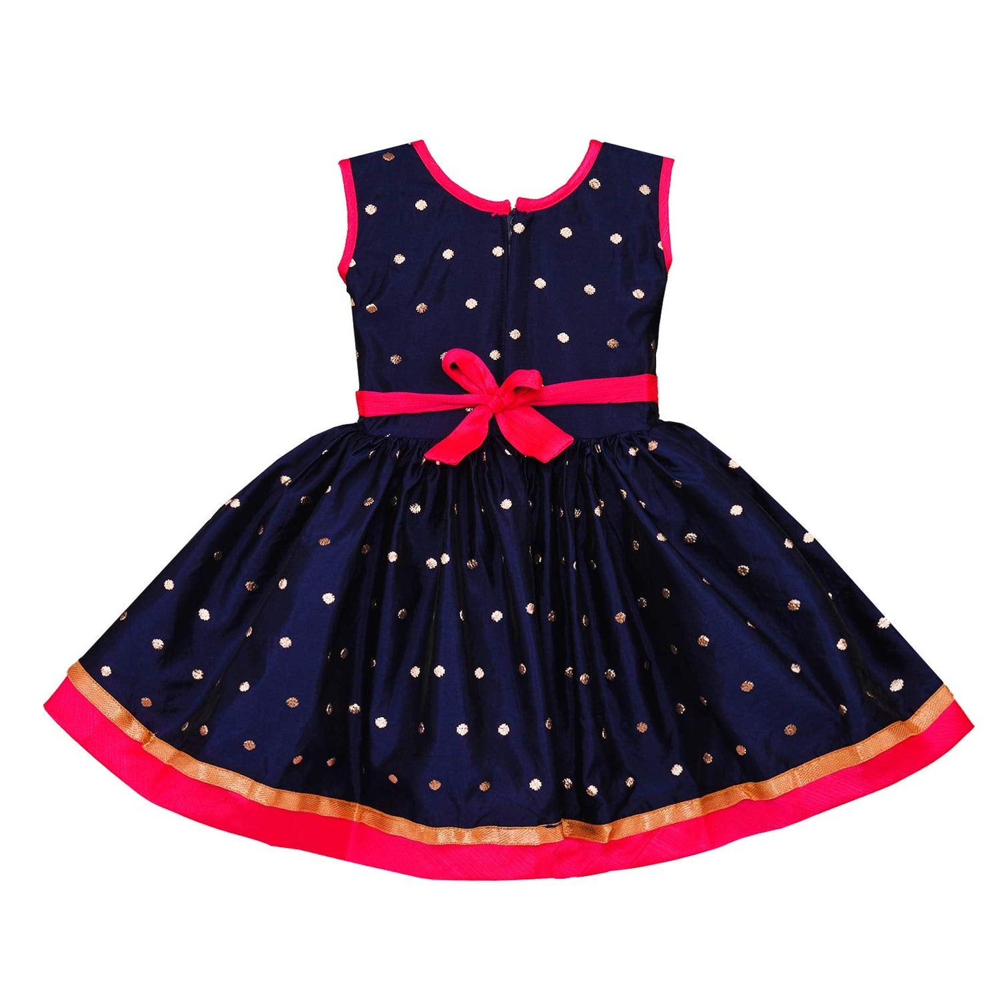 Baby Girls Party Wear Dress Birthday Frocks For Girls fe2446rani - Party Wear - frocks Party Wear - baby dress
