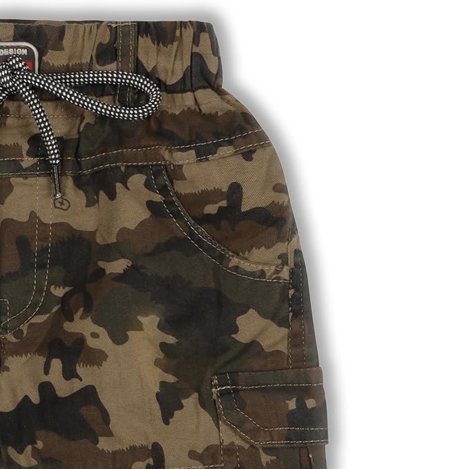 Boys Camouflage Printed Jogger Fit Jeans