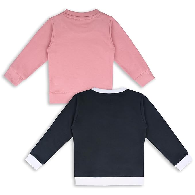 Unisex Pack of 2 Summer Typography Printed Sweatshirts