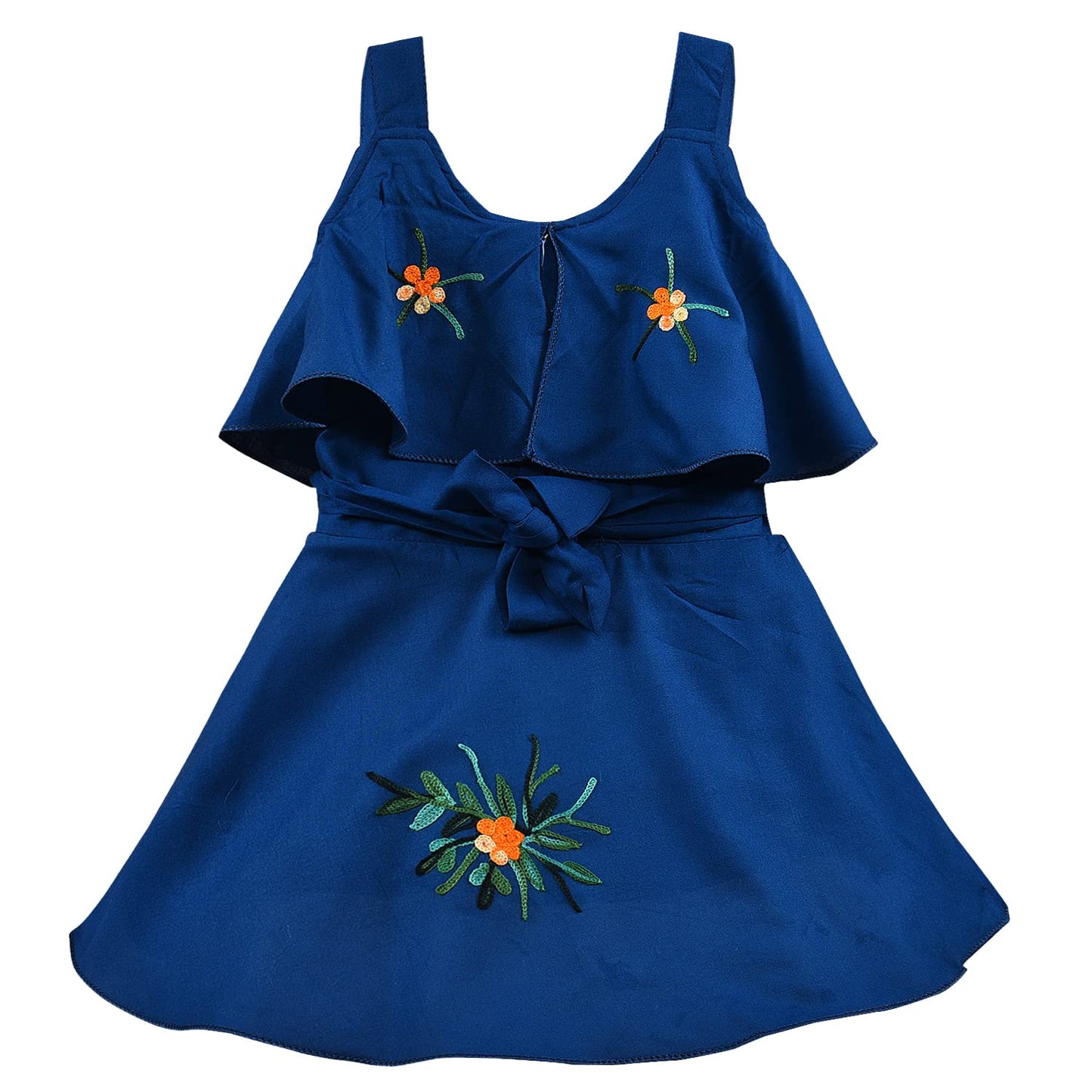 Girls Embroidered Dress csl244sgnw