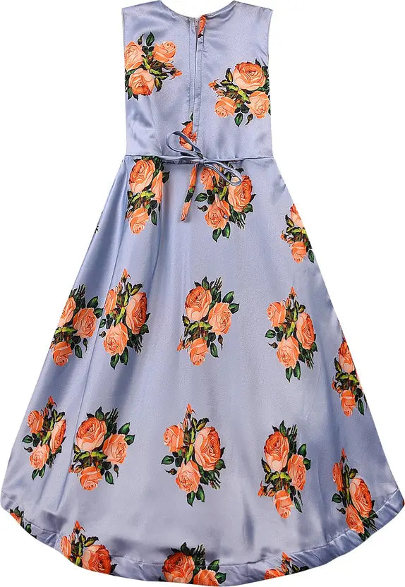 Girls Maxi/Full Length Casual Dress LF174y
