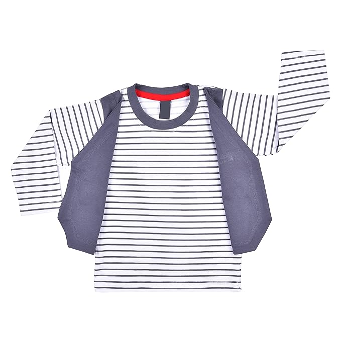 Cotton Clothing Set for Baby Boys hfs611gry