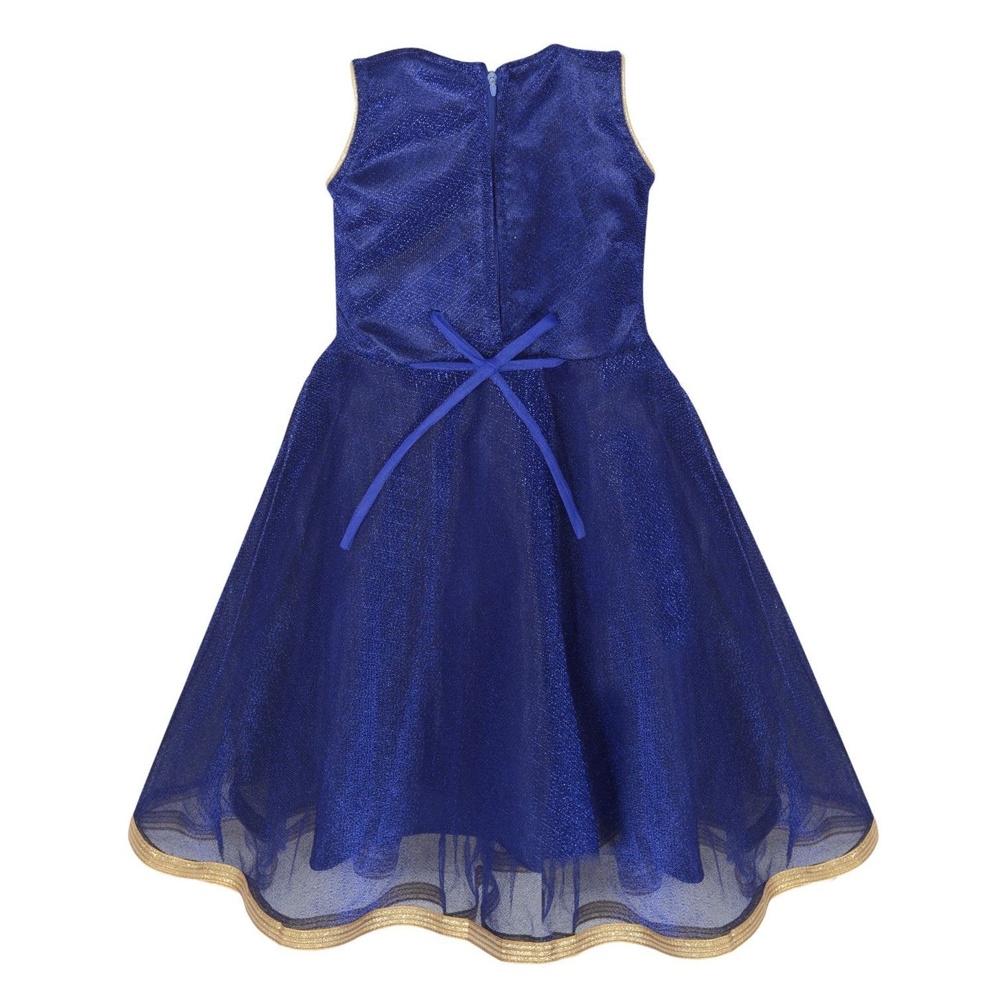Girls Long Frock LF121blu - Dresses
