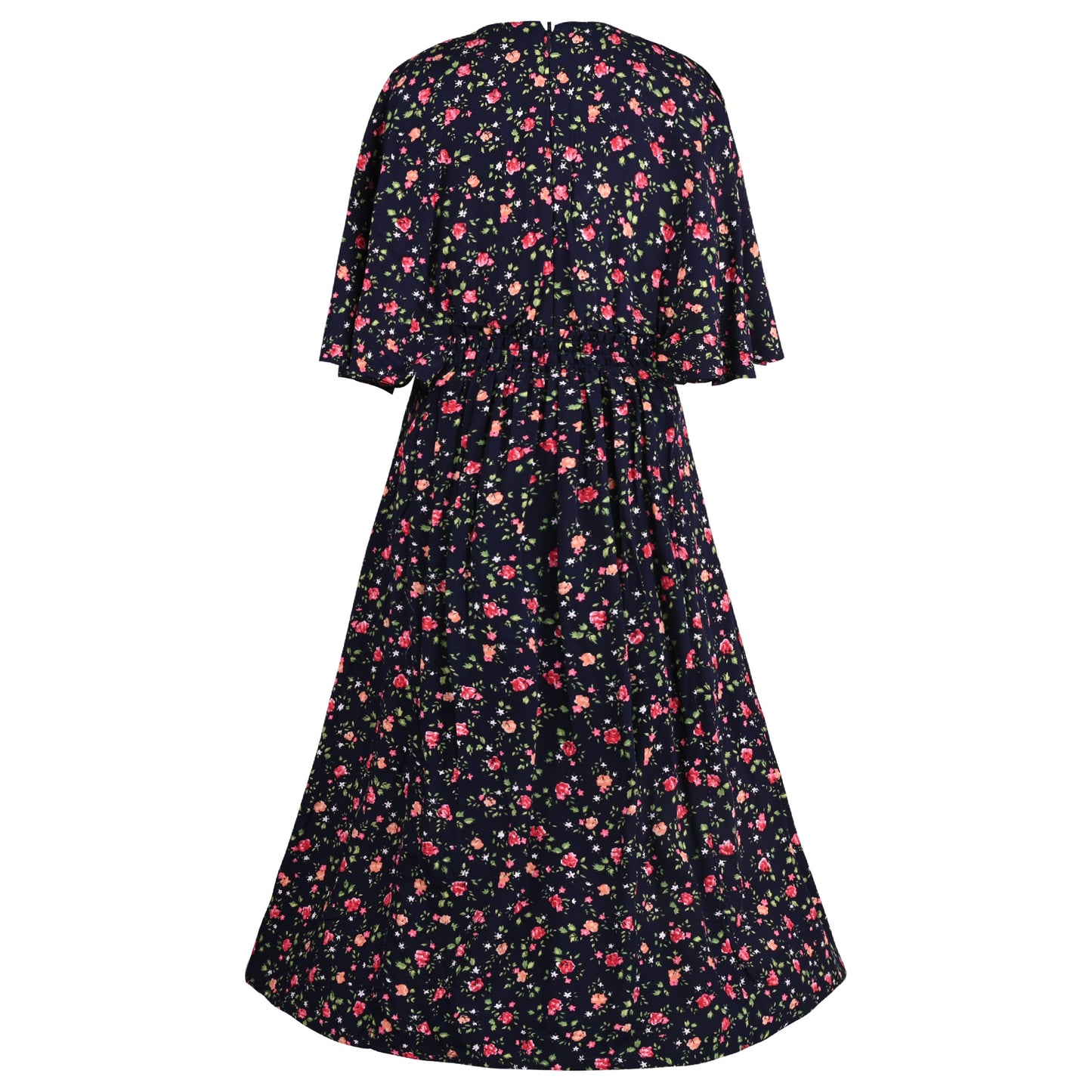 Girls Floral Printed Fit and Flare Dress