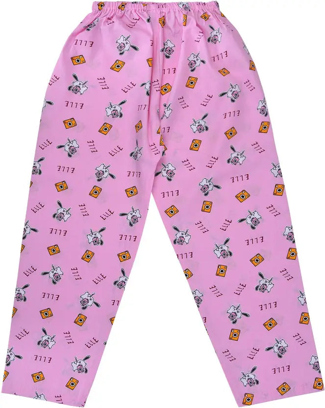 Girls Printed Cotton Blend Kids Nightwear