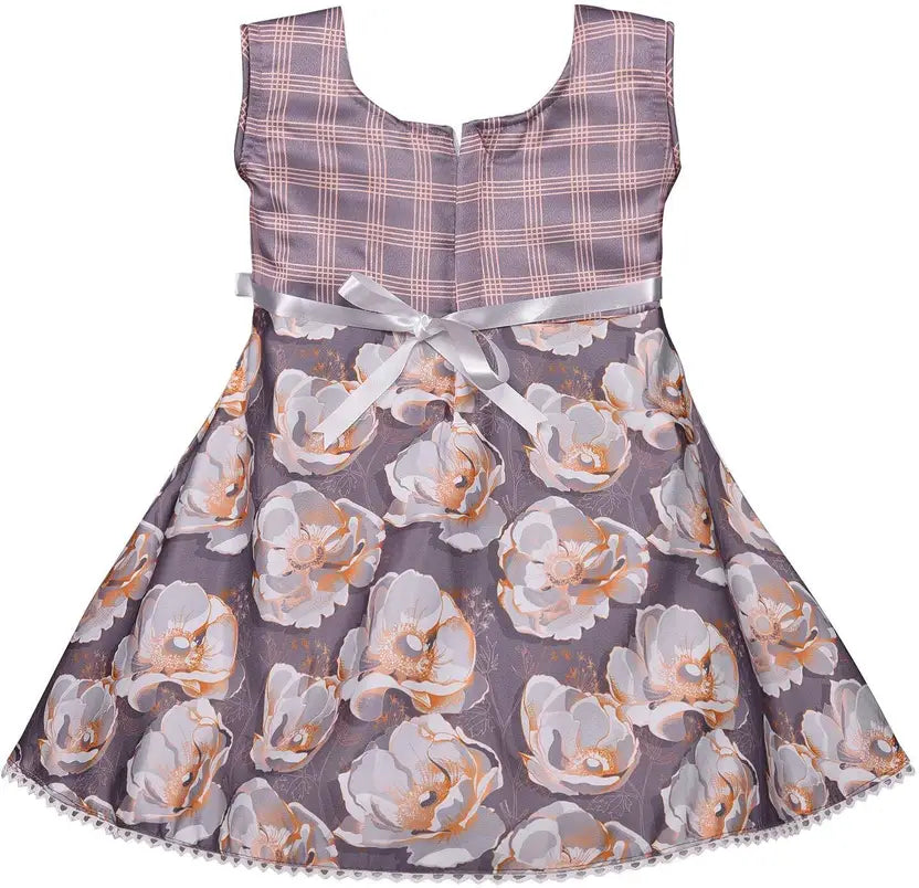 Baby Girls Midi/Knee Length Casual Dress stn718gry