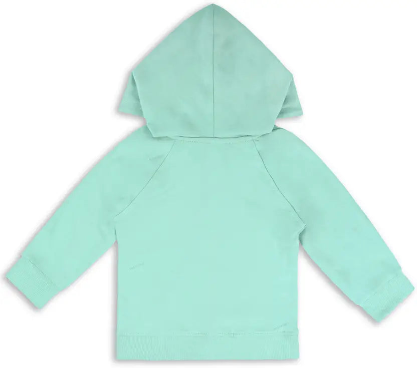 Unisex Cotton Applique Full Sleeve Hooded Sweatshirt