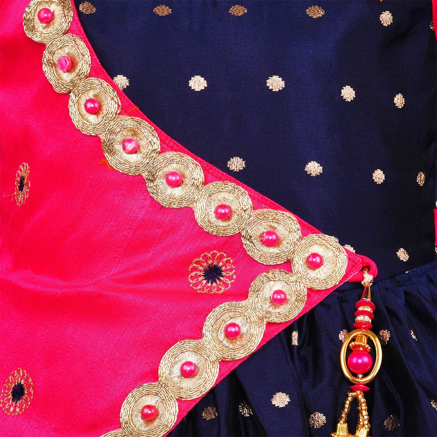 Baby Girls Party Wear Dress Birthday Frocks For Girls fe2446rani - Party Wear - frocks Party Wear - baby dress