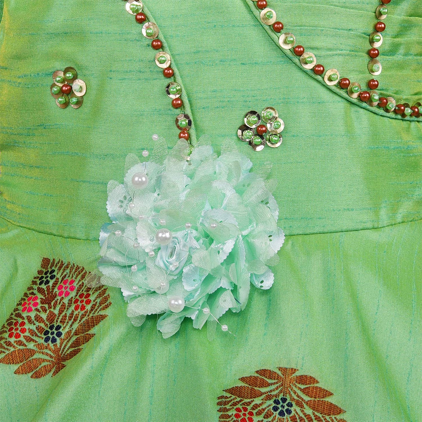 Baby Girls Frock Dress-fe2737sg - - frocks - baby dress