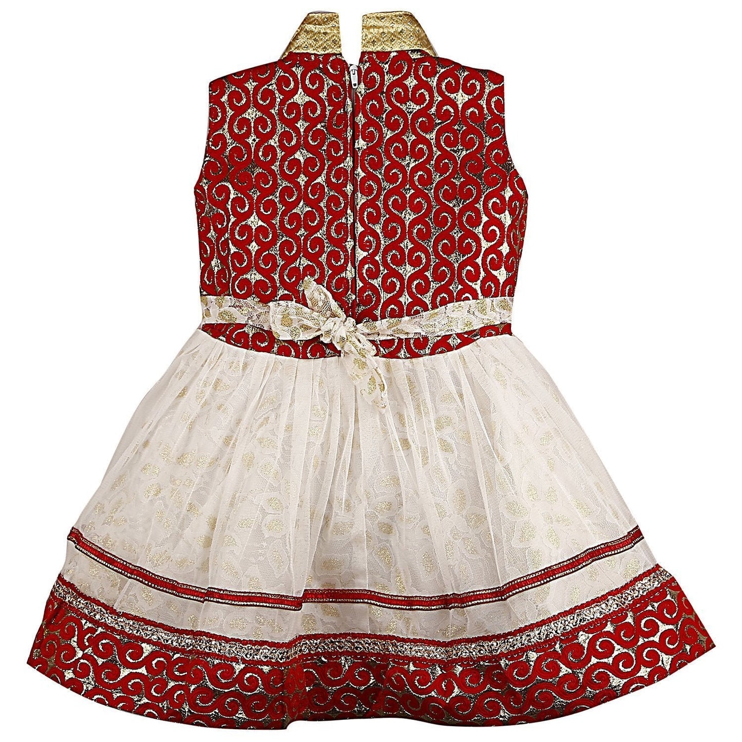 Baby Girls Party Wear Frock Dress Fr806rnw - Dresses