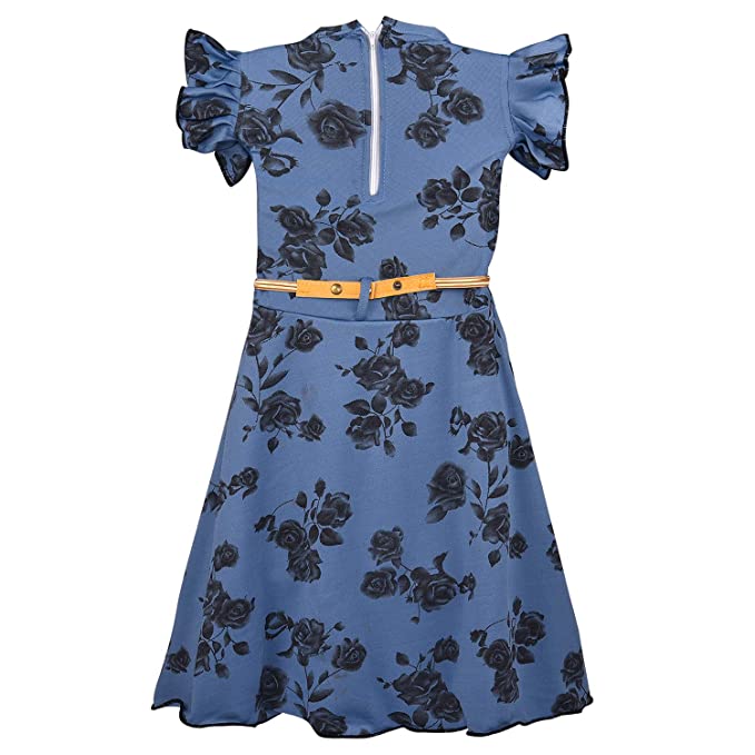 Girls Casual Western Dress - Japan Satin - (CSL233b)