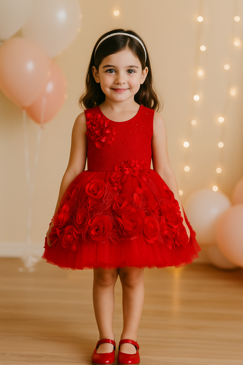Girls partywear frock dress