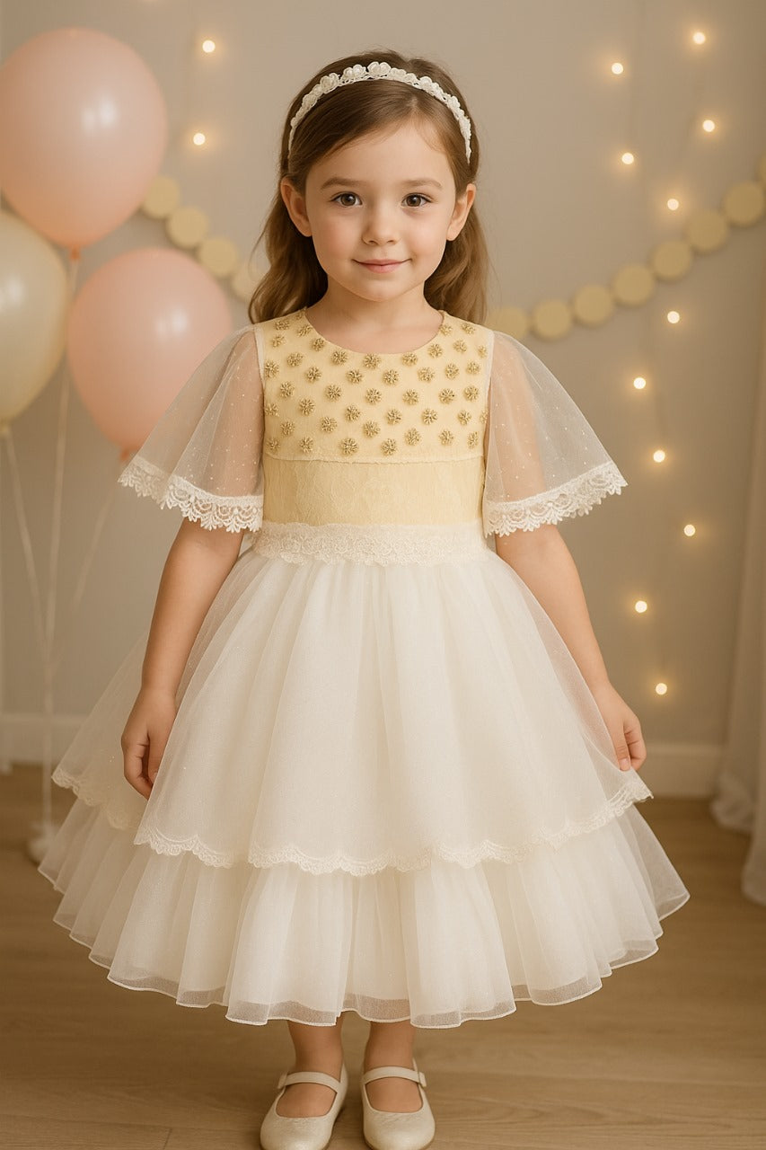 Girls Party Wear Gown Birthday Dress for Girls LF143w
