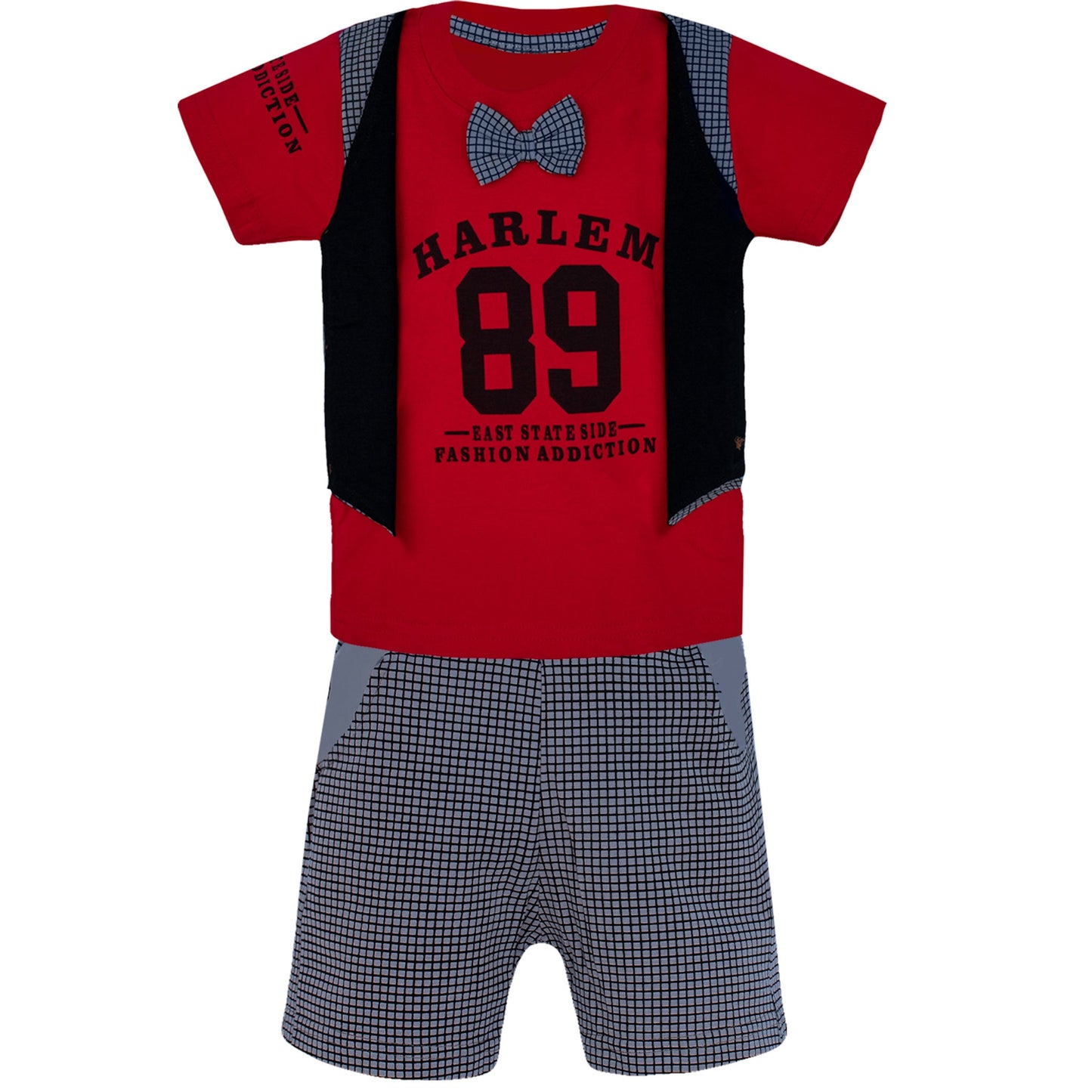 Boys Clothing Set For Kids-(bt88red)