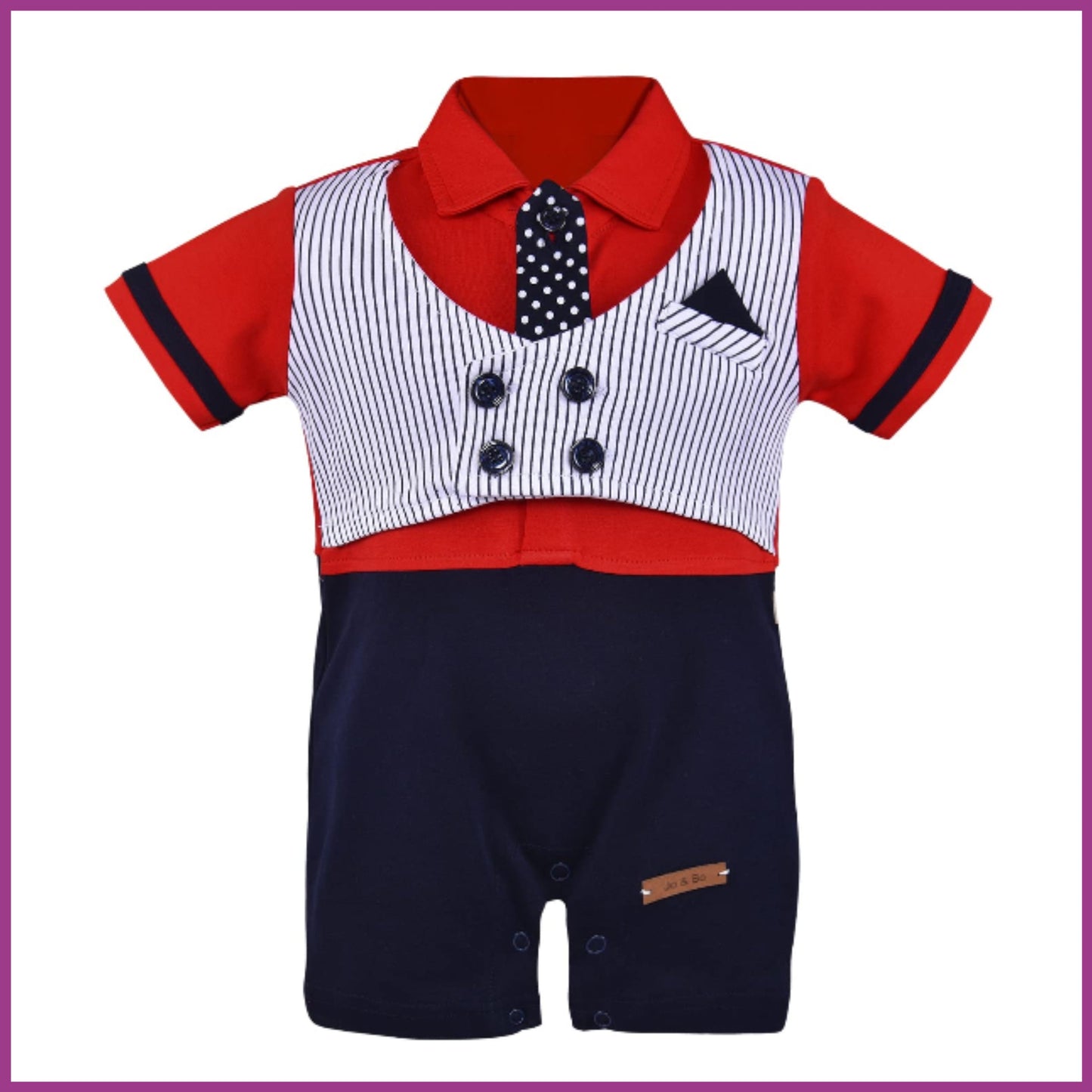 Baby Boys Rompers-(bt109rd)