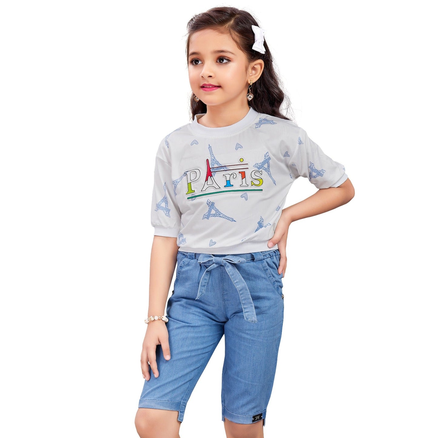 Girls Cotton Denim Jeans