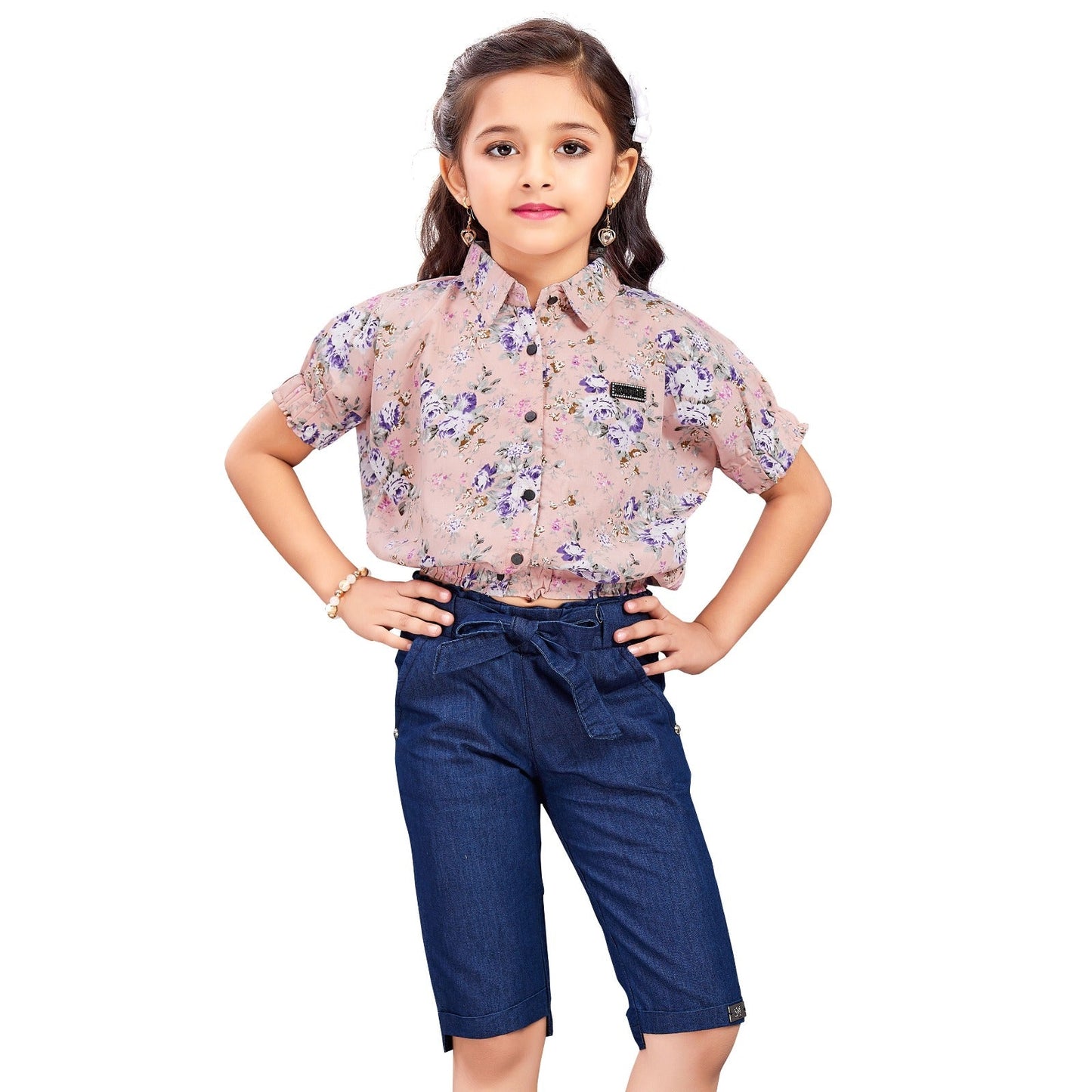 Girls Cotton Denim Jeans