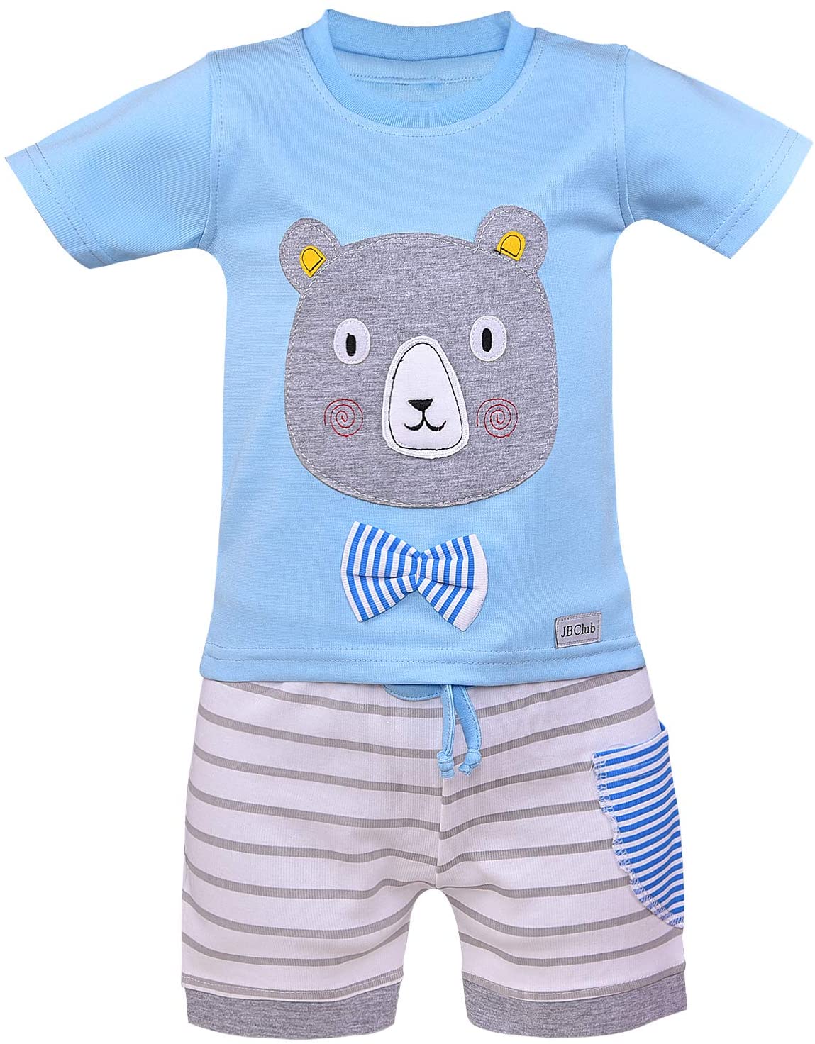 Unisex Clothing Sets for Boys & Baby Girls-(bt21blu)