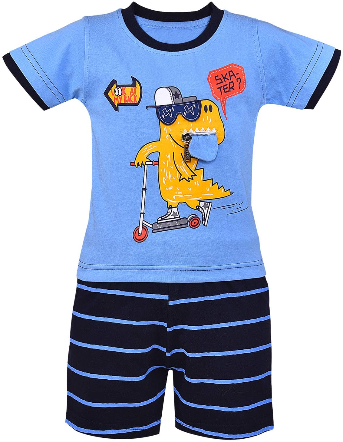 Unisex Clothing Sets for Baby Girls - Boys-(bt25blu)