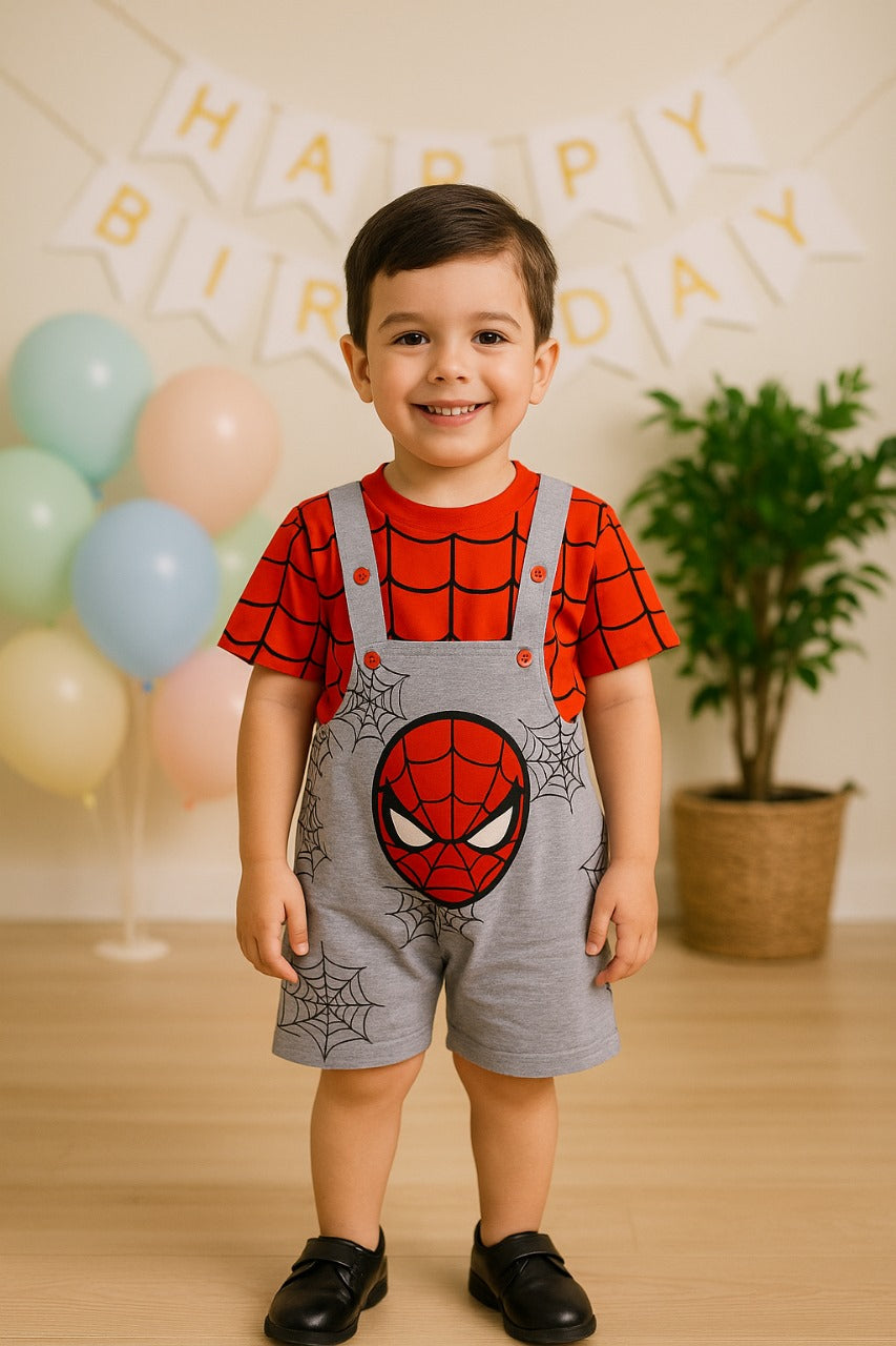 Unisex Dungaree Dress for Baby Boys-Baby Girls